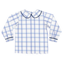 Long Sleeve Henry Peter Pan in Prescott Plaid