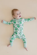 Bamboo Zip Romper | Lucky Shamrock