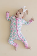 Bamboo Zip Romper | Shamrock & Bows