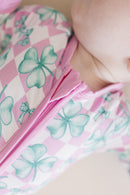 Bamboo Zip Romper | Shamrock & Bows