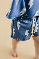 Shorts Set | Blue Bolts