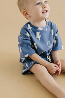 Shorts Set | Blue Bolts