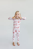 Bamboo Two Piece Set | Bows & Candy Cane