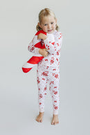 Bamboo Two Piece Set | Bows & Candy Cane
