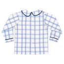 Long Sleeve Henry Peter Pan in Prescott Plaid