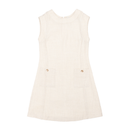 The Laine Dress in Cream Tweed