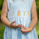 Leila Dress With Back to School Embroidery