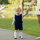 James Henry Jon Jon in Back Bay Blue Velvet