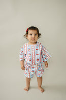 Shorts Set | Cherries & Stripes