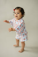 Shorts Set | Cherries & Stripes