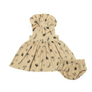Beau Cream Floral Butterfly Dress