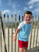 TIMOTHY Shorts-Red Pique