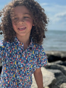 MAUI Printed Shirt-Multi Buoys