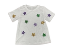 MARDI GRAS 3D STAR MARDI GRAS SHORT SLEEVE T-SHIRT