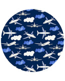 Airplane Zippered Footie