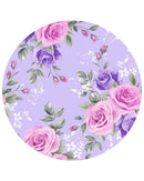 Lavender Rose Ruffled Zippered Footie | Bamboo Baby Sleeper