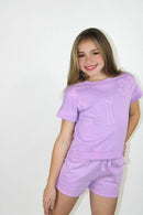 Bows Acid Wash Shirt