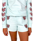 Mint Julep “Candy Cane Cutie” Holiday Collection – Sweatshirt & Shorts