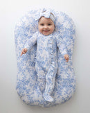 Sarah Ruffled Zippered Footie