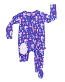 Madison Ruffled Zippered Footie