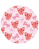 Red & Pink Bow Toddler Lounge Set | Bamboo Two-Piece Pajamas