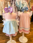 Sweet Pastel Colorblock Short Set – Baby & Toddler Girls