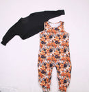 3D Floral honey/ Ollie romper - with snaps
