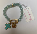 Cross Happy Face Bracelet