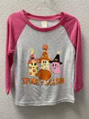 Spooky Season 3/4 Sleeve T-Shirt – Kids Halloween Graphic Tee