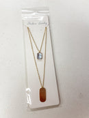 Stewart Layered Necklace LAVENDER