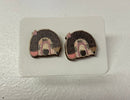 Leopard Pencil Rainbow Stud Earrings | Teacher Earrings | Back to School Jewelry | Bossier City, LA