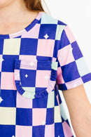 SALE Disco Floor T-Shirt Dress