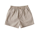 Boys’ Maddox Khaki Nylon Shorts – Lightweight Quick-Dry Kids Shorts | Bossier City Boutique