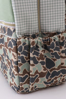 Camouflage bear print backpack