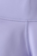Violet Scalloped Yoga Active Leggings