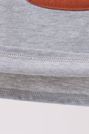 Gray Ship Applique Top