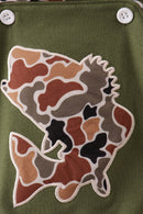 Camouflage bass applique bubble