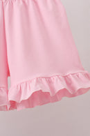 Green Golf Embroidered Ruffle Set
