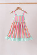 Rainbow Stripe Dress