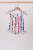 Red Apple Applique Bubble