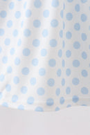 Mint Crayon Applique Dot Dress