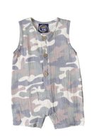 Baby Boy Camo Romper – Southern Camouflage One-Piece Outfit