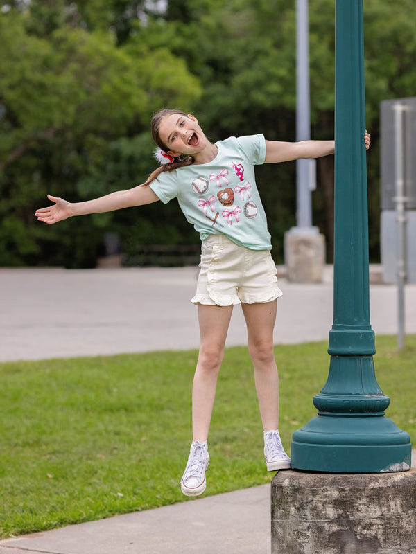 Bows & Baseballs T-Shirt