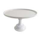 White Melamine Pedestal Cake Stand
