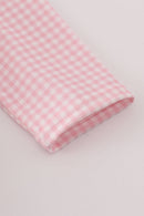 Pink floral pumpkin embroidery ruffle bubble