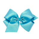 Sheer Iridescent and Grosgrain Overlay Hair Bow