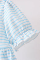 Blue School Apple French Knot Dress