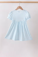 Blue School Apple French Knot Dress