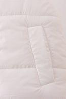 White mom&me puffer vest