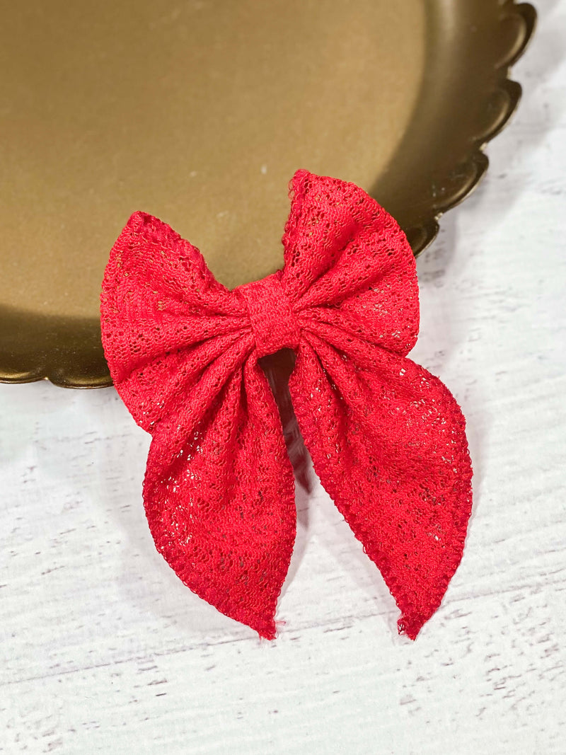 Classic Lace Hair Bow